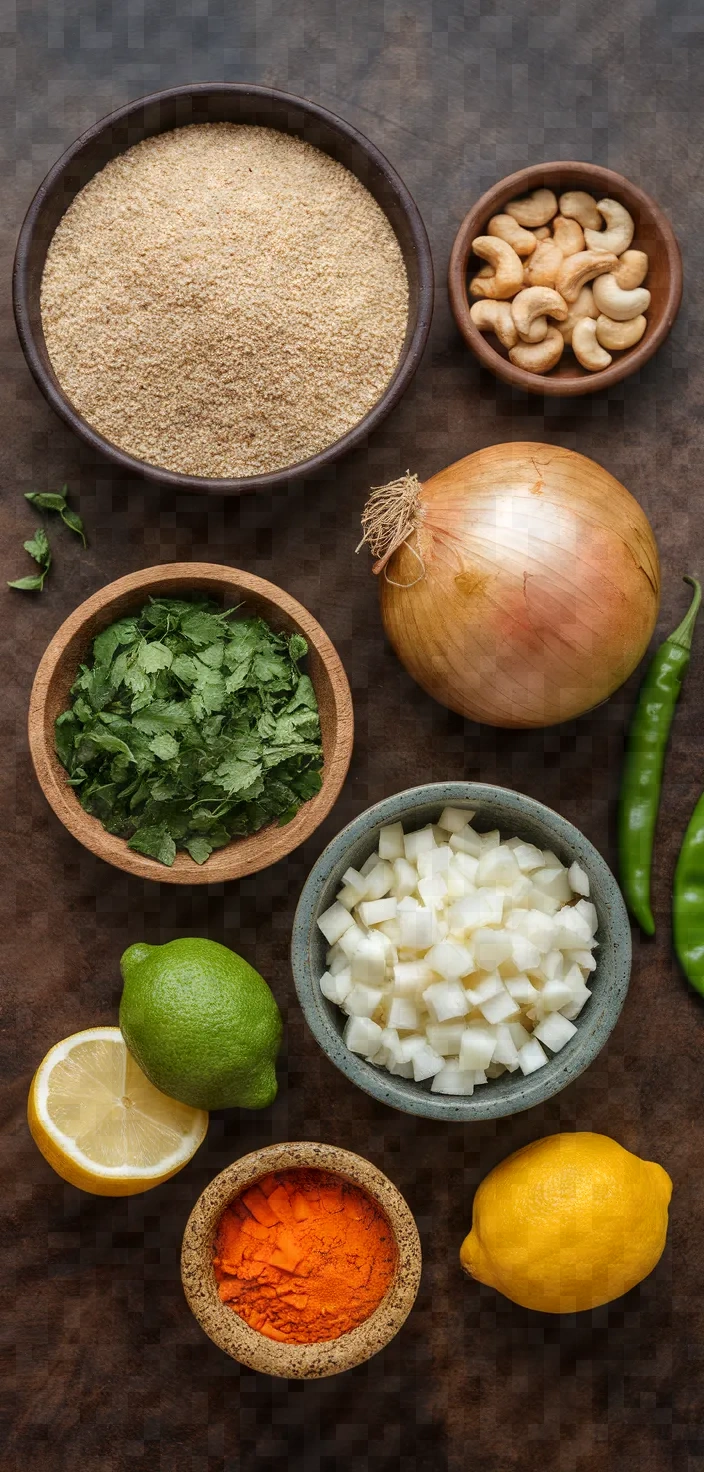 Ingredients photo for Upma Recipe