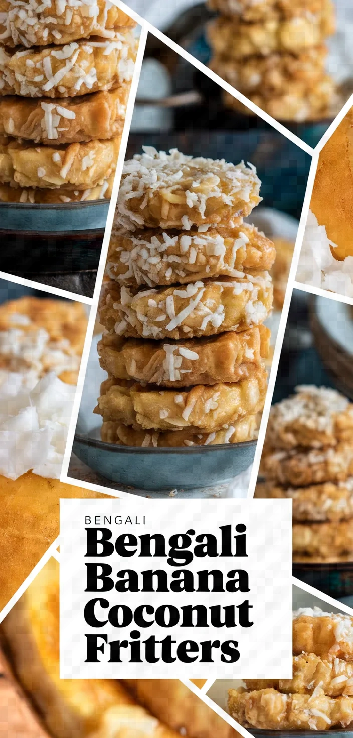 A photo of Baked Bengali Banana And Coconut Fritters Recipe