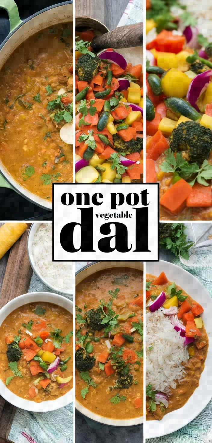 A photo of One Pot Vegetable Dal Recipe
