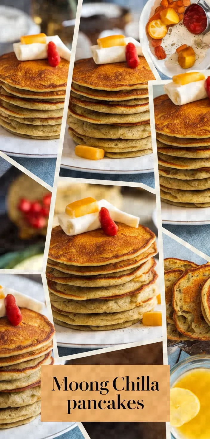 A photo of Whole Moong Chilla Pancakes Recipe