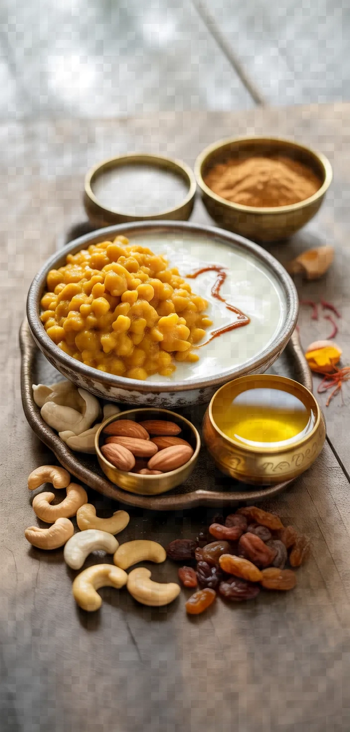 Ingredients photo for Cheats Channer Payesh Recipe