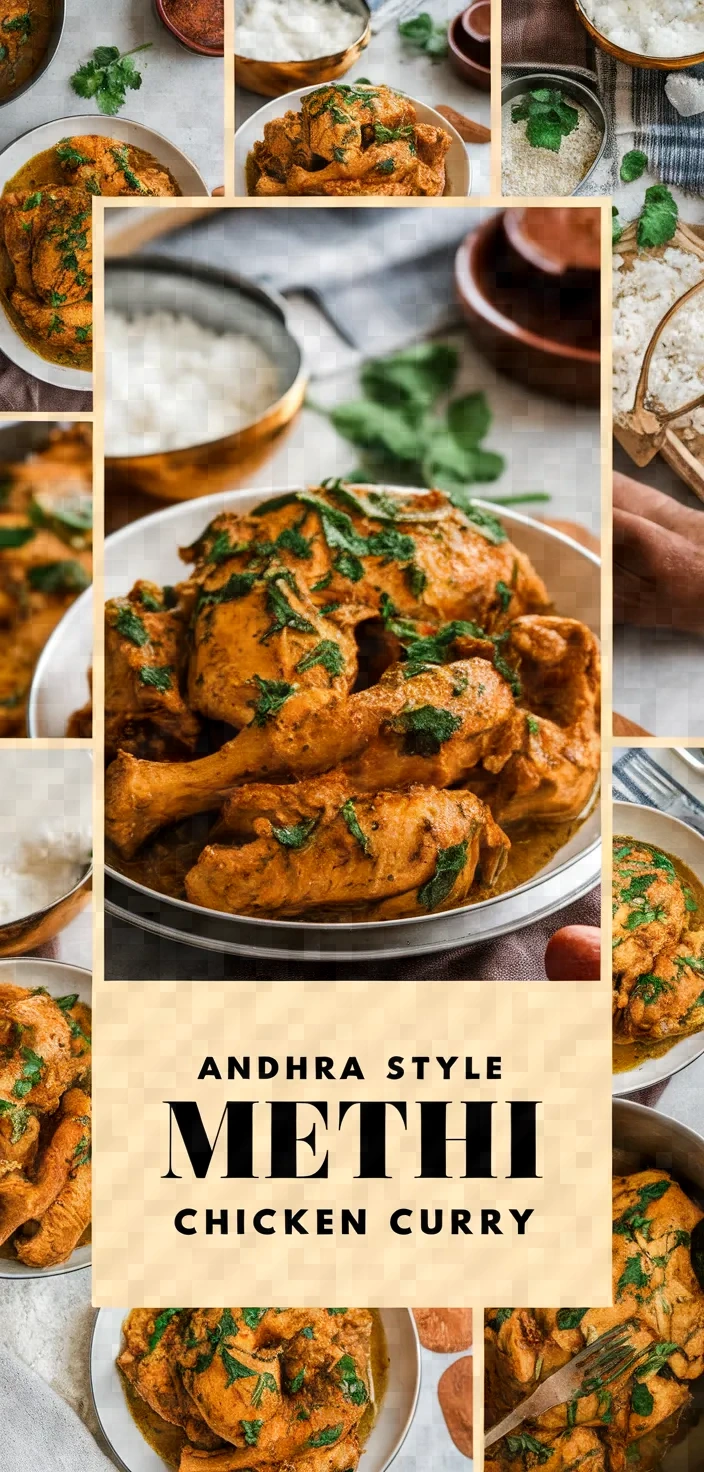 A photo of Andhra Style Methi Chicken Curry Recipe