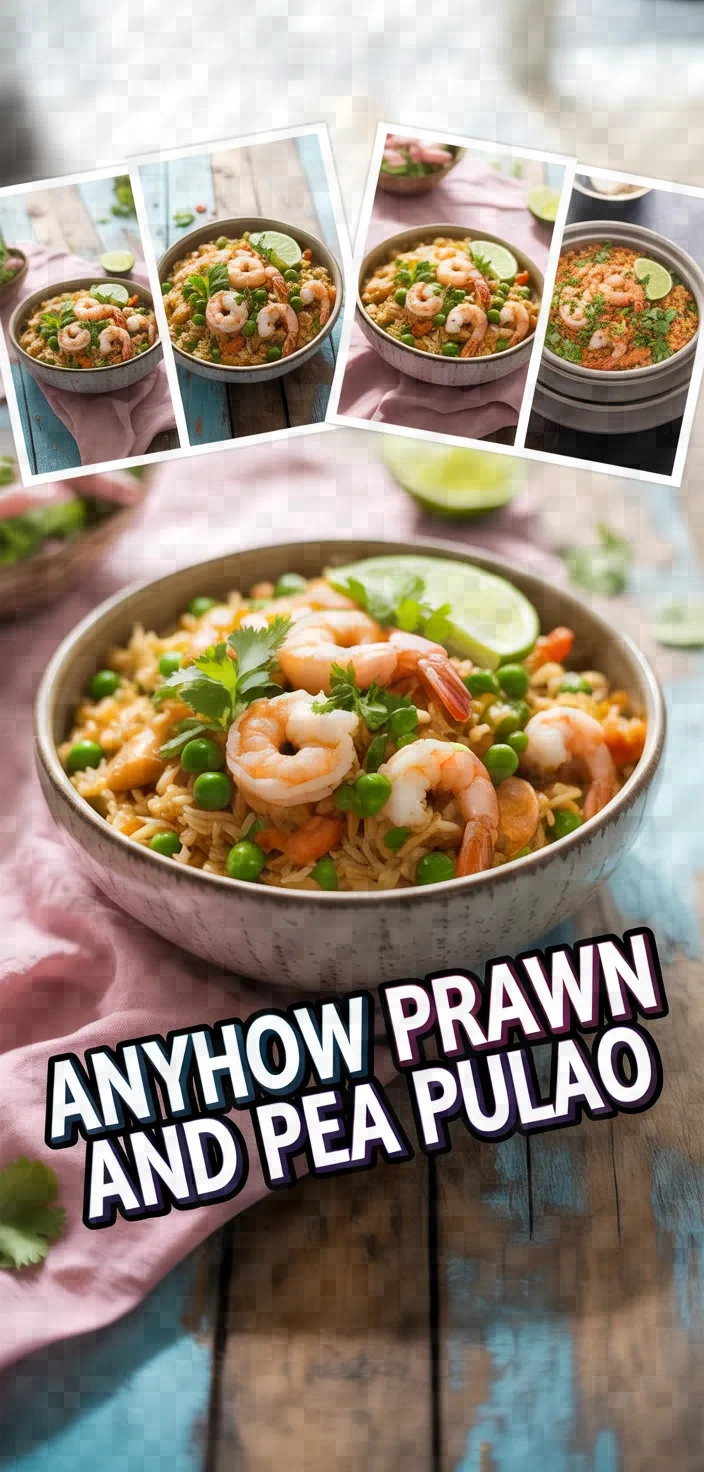 A photo of Anyhow Prawn And Pea Pulao Recipe