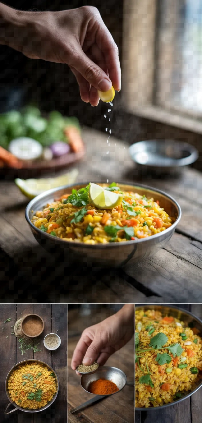 A photo of Mixed Vegetable Poha Recipe