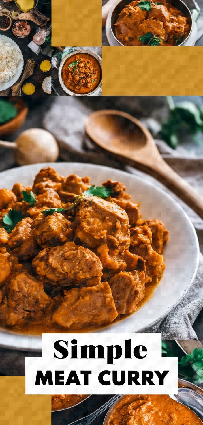 A photo of Simple Meat Curry Recipe