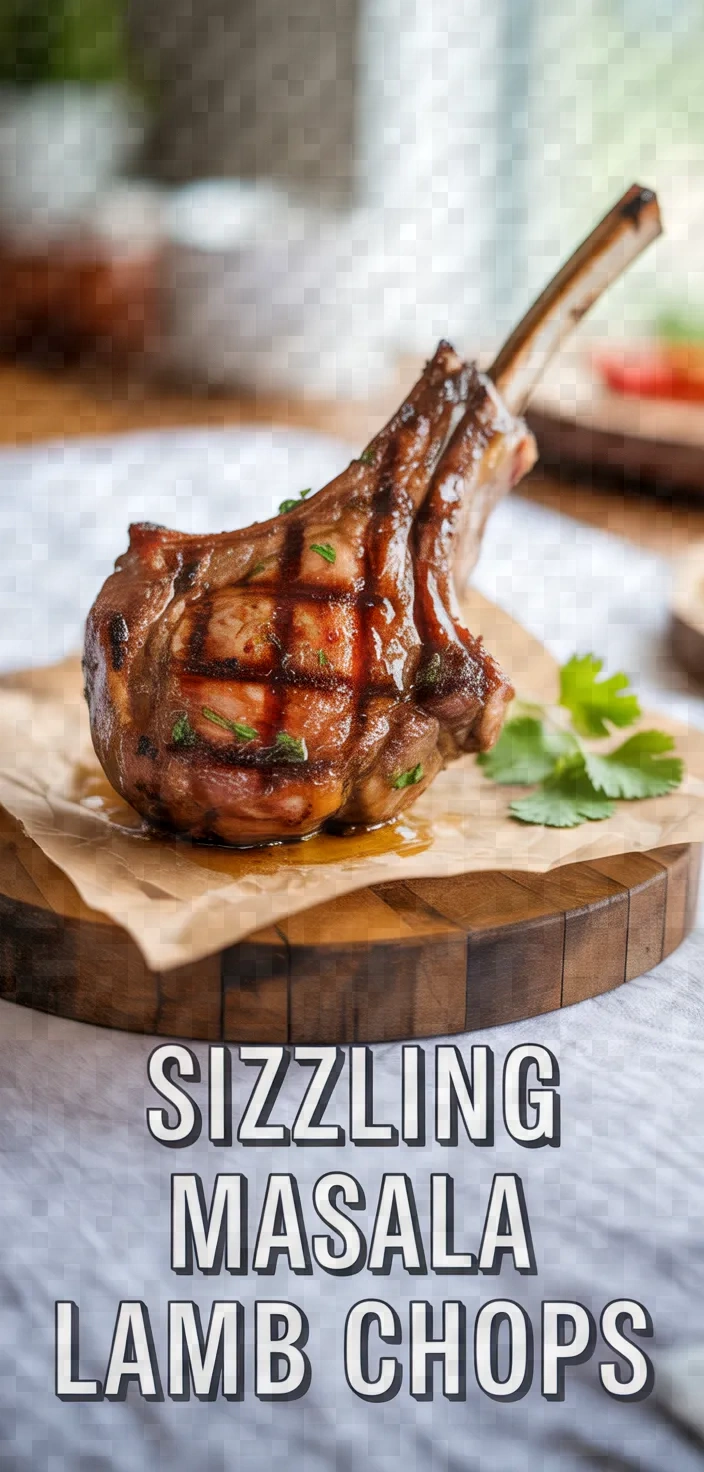 A photo of Sizzling Masala Lamb Chops Recipe