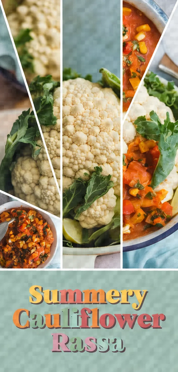 A photo of Summery Cauliflower Rassa Recipe
