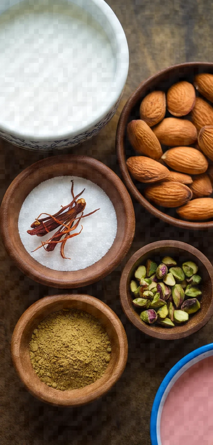Ingredients photo for Easy Badam Doodh Recipe