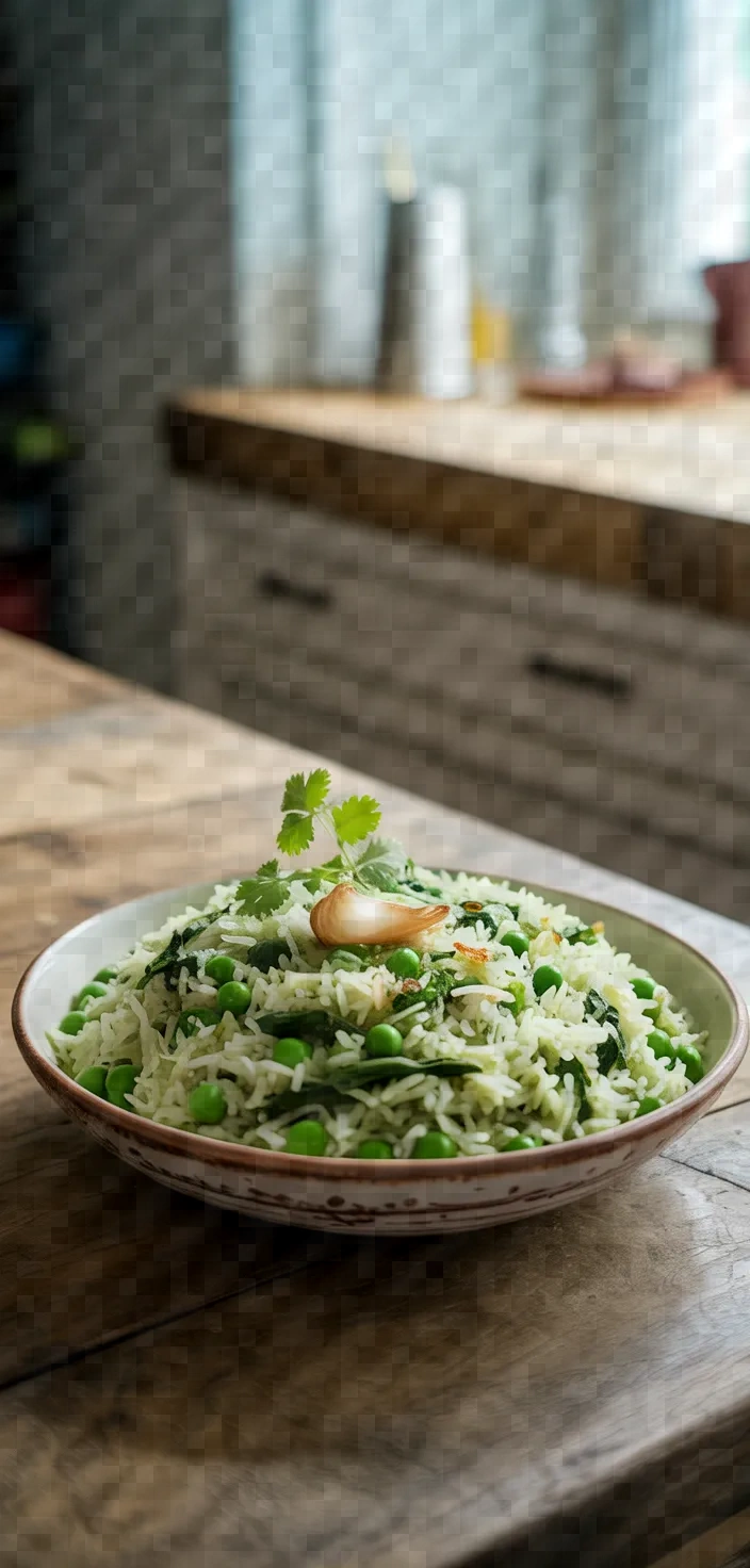 Hara Bhara Green Pulao Recipe