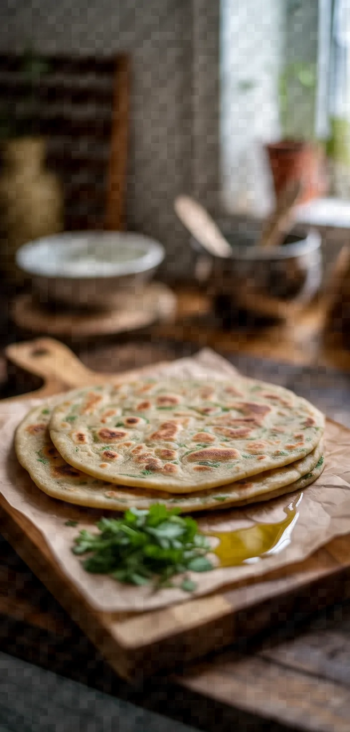 Hidden Cabbage Paratha Recipe