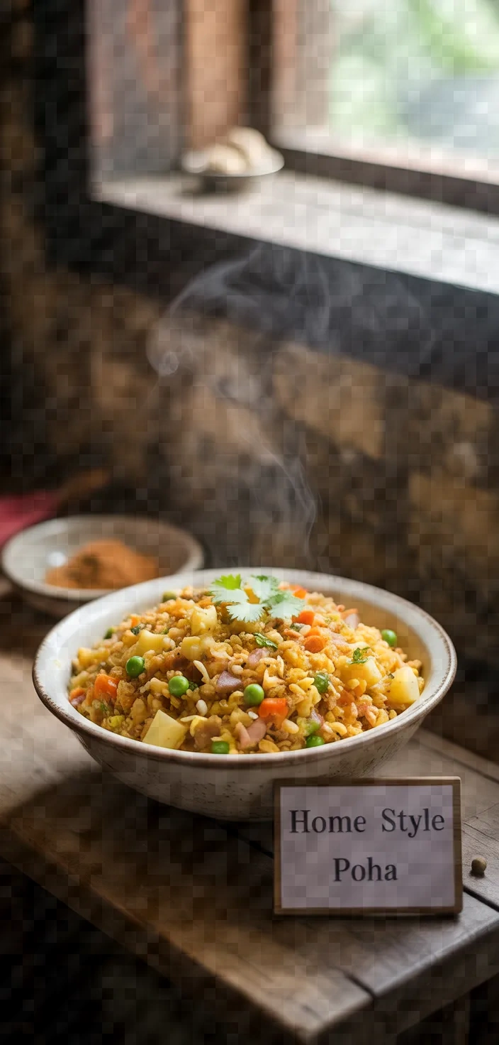 Mixed Vegetable Poha Recipe