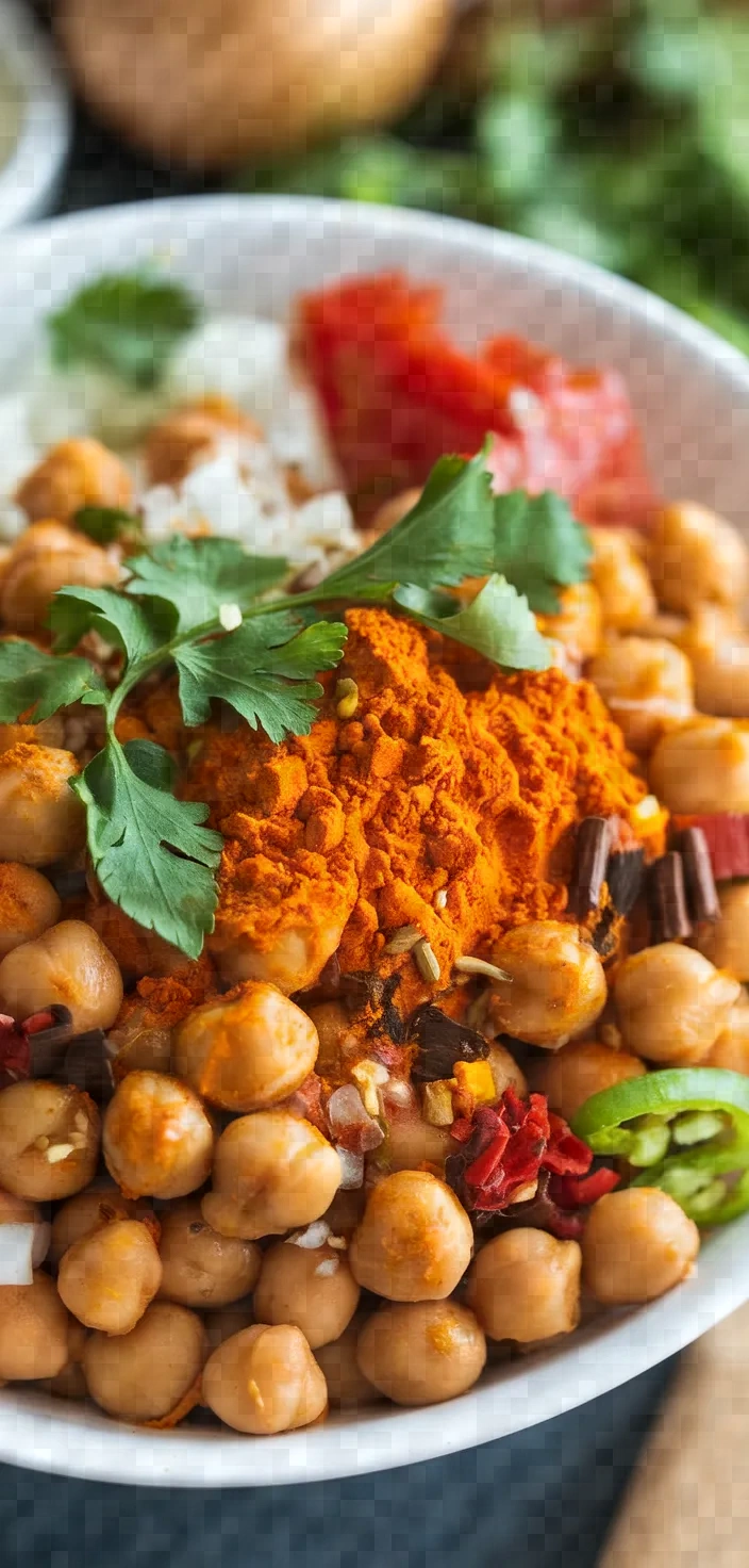 Ingredients photo for Quick Pindi Chana Recipe