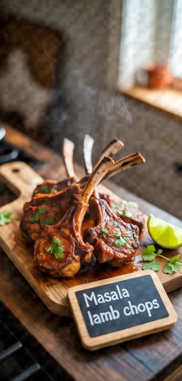 Sizzling Masala Lamb Chops Recipe