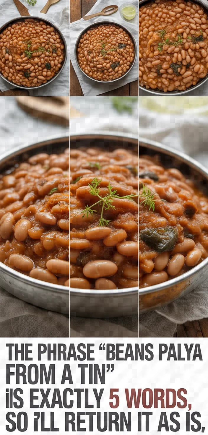 A photo of Beans Palya From A Tin Recipe