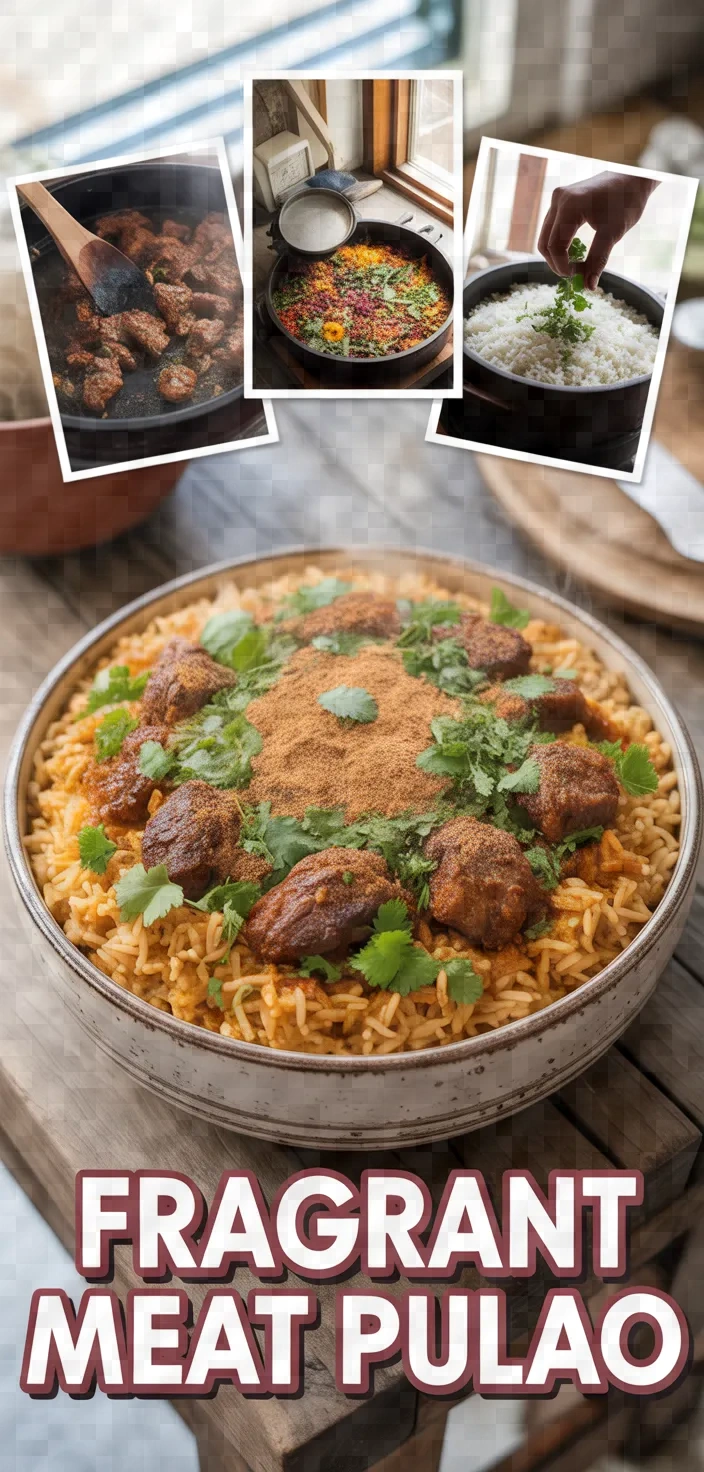 A photo of Fragrant Meat Pulao Recipe