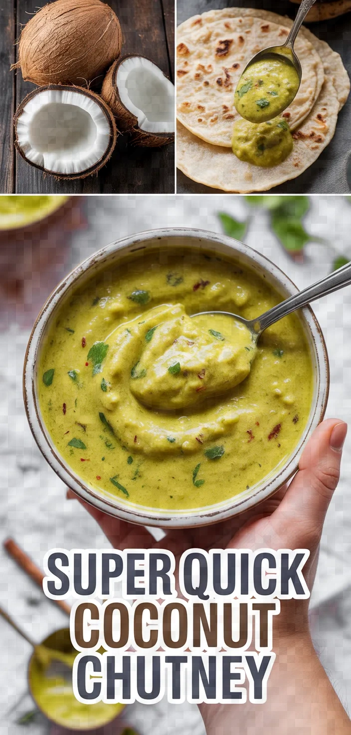 A photo of Super Quick Coconut Chutney Recipe